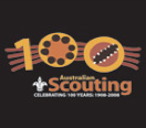 100 years of Scouting Logo