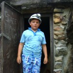 Exit from caving at Cuboree 2011