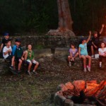 campfire at Camp Coutts